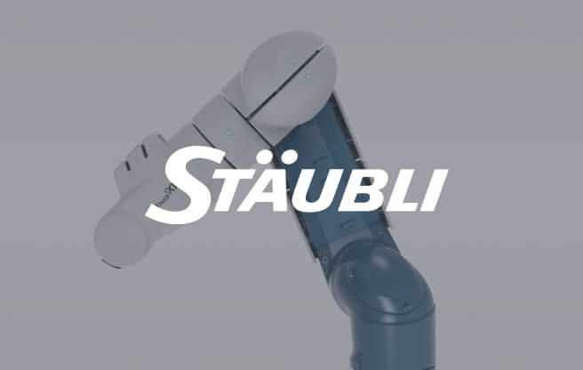Stäubli collaborative robot covered with airskin