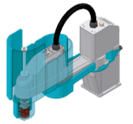 epson scara robot covered with airskin
