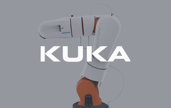 kuka collaborative robot covered with airskin