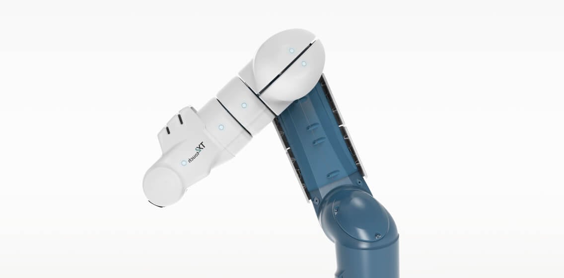 Stäubli TX2 collaborative robot covered with airskin